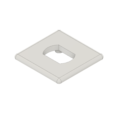MODULAR SOLUTIONS PANEL CLAMP<br>2MM SPACER FOR 64-010-0